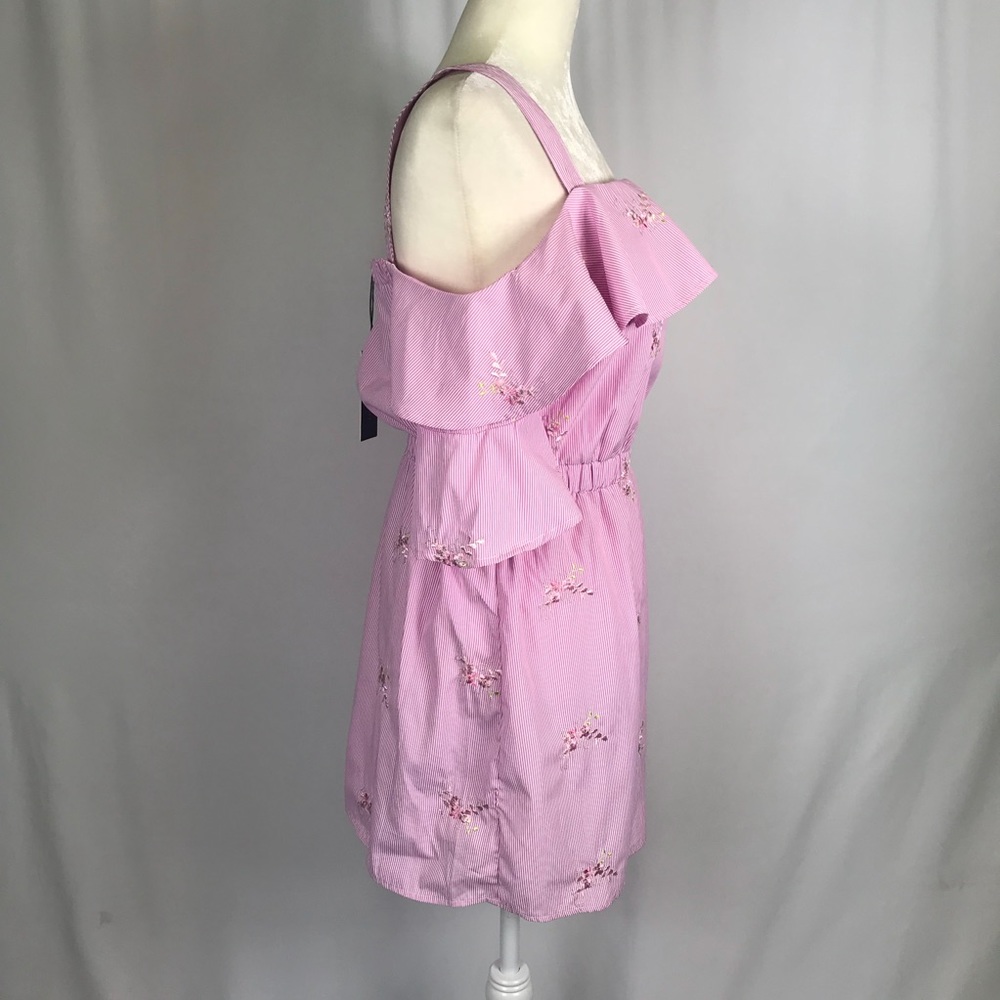 Romeo & Juliet Couture Embroidered Striped Dress - Picture 2 of 6